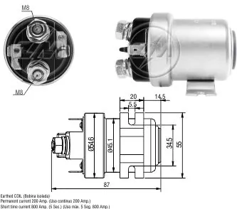 SS9158P AS/Auto Storm Тяговое реле стартера
