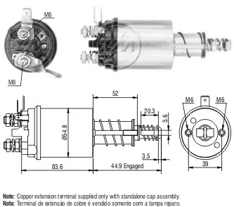 Втягивающее реле стартера SS4017P AS/Auto Storm