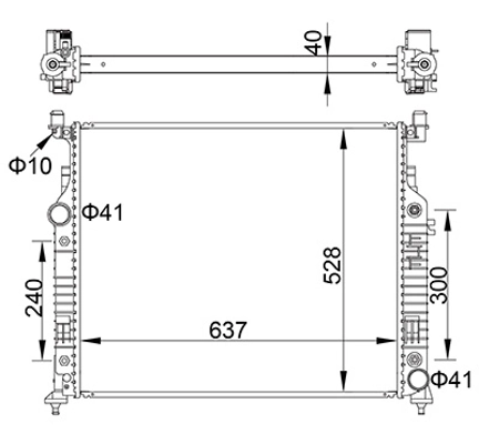 Радиатор охлаждения Patron PRS3972