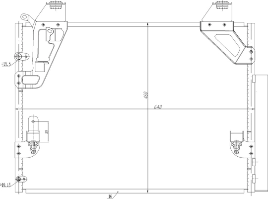 Купить AC830243 Maxgear Радиатор системы охлаждения кондиционера