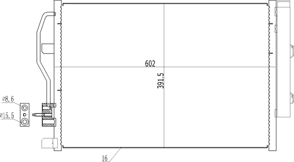 Конденсатор кондиционера AND 42260039 цена, от 82.25 USD
