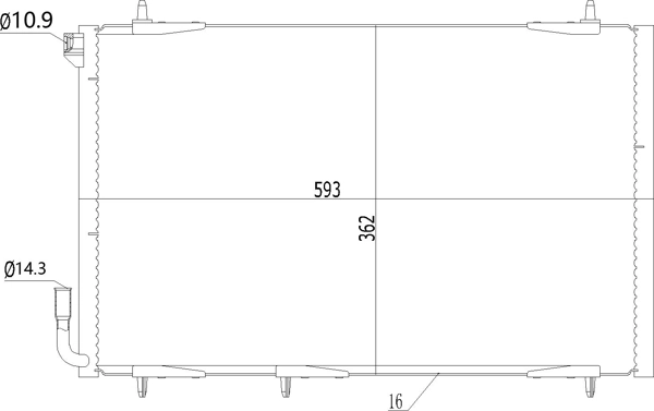 Конденсатор кондиционера PSH 090221004000 цена, от 51.64 USD
