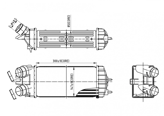  Интеркулер Peugeot Partner 1