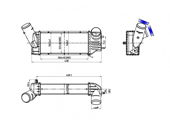 Интеркулер 5710J81 Polcar