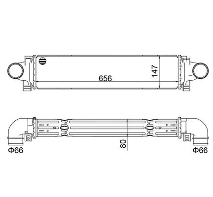 Купить CI696000S Mahle Original Интеркулер