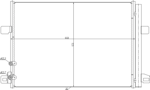 Конденсатор на Volkswagen AMAROK  2HA, 2HB, S1B, S6B, S7A, S7B