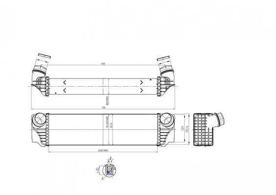  Интеркулер BMW 7 