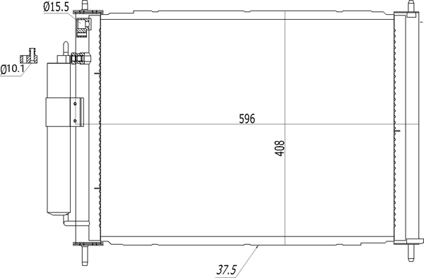 24M370 Glyser Радиатор основной