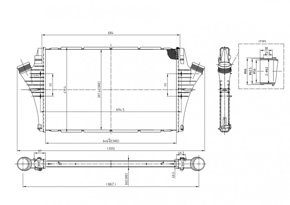 Купить AC630088 Maxgear Интеркулер