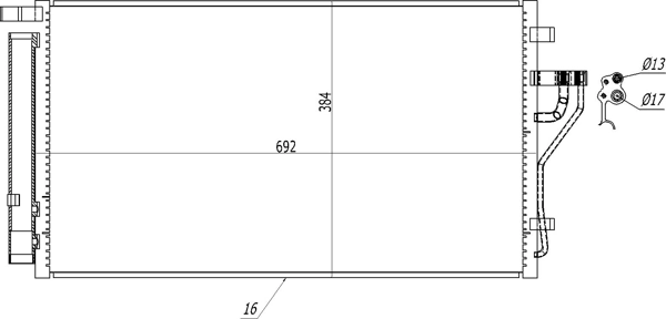 Купить 353105 Kale Радиатор системы охлаждения кондиционера