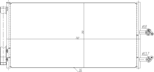 Конденсатор кондиционера VALEO 822644 цена, от 143.41 USD