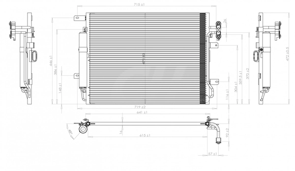 Конденсатор кондиционера Delphi CF20558 цена, от 90.37 USD