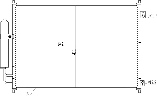 Compre Radiador de aparelho de ar condicionado Nissan X-Trail 