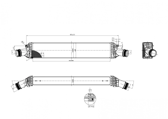 Купить MST443 Magneti Marelli Интеркулер