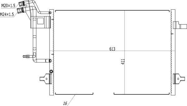 Конденсатор кондиционера Kemp 77647494 цена, от 72.11 USD