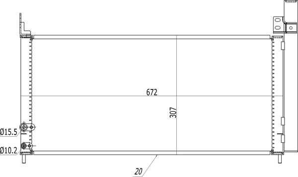 Конденсатор кондиционера AND 42260114 цена, от 74.64 USD