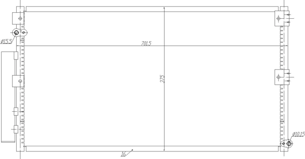 Конденсатор на Toyota Camry VII V50