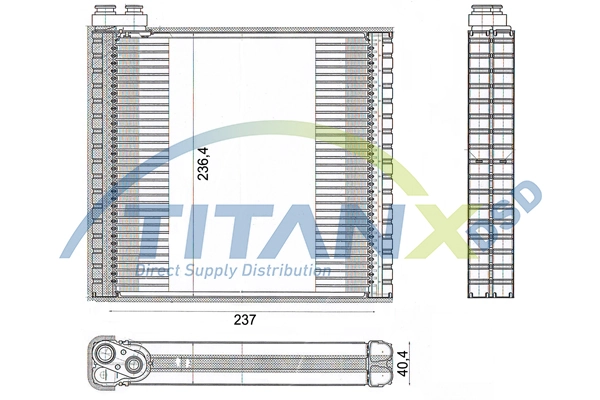 Радиатор отопителя салона на Fiat Ducato III 250