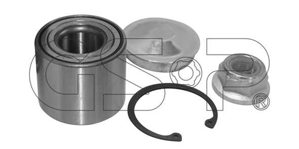 Rolamento de cubo traseiro Renault Clio 3 BR01, CR01