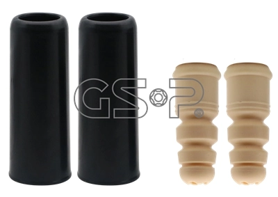 Pára-choque (grade de proteção) de amortecedor traseiro + bota de proteção Volkswagen Passat 3B3