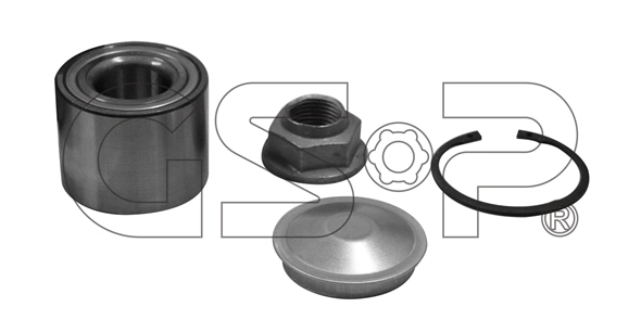  Rolamento de cubo traseiro Renault DOKKER monovolume (FE) (2012 - 2026) 