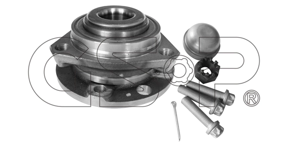 Cubo de rueda delantero 9333036K GSP