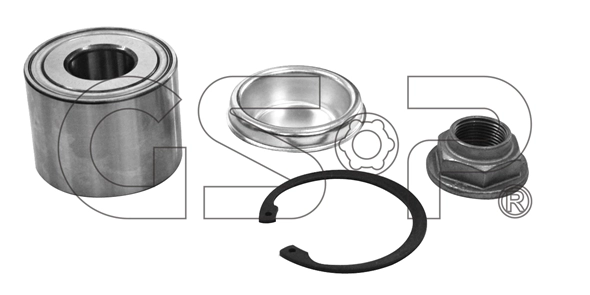 Rolamento de cubo traseiro Peugeot 307 CC 3B