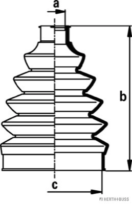 Bota de proteção externa de junta homocinética do semieixo dianteiro Chevrolet Captiva I C100