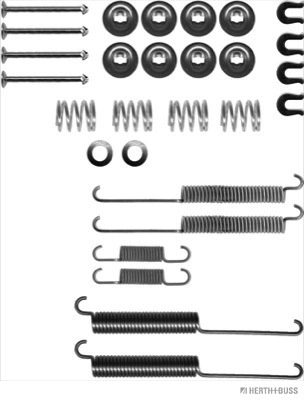 Купить MB008450 Mitsubishi Монтажный комплект задних барабанных колодок