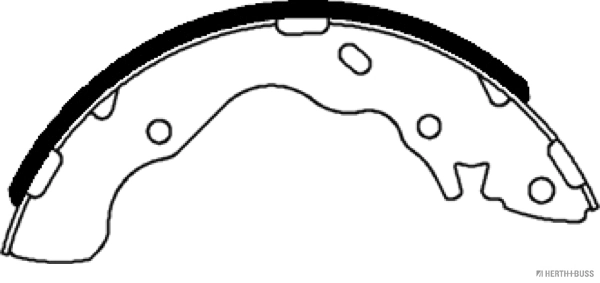 GBSH004 Onnuri Барабанные тормозные колодки