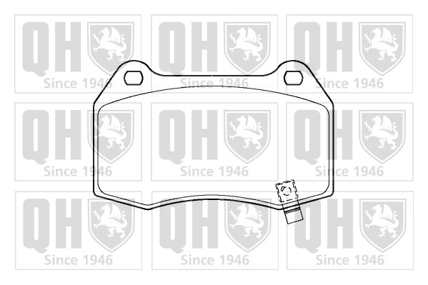 Передние тормозные колодки 5151249 Ford