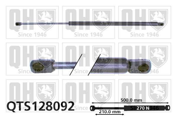 Амортизатор крышки багажника на Volkswagen Golf II 19E, 1G1