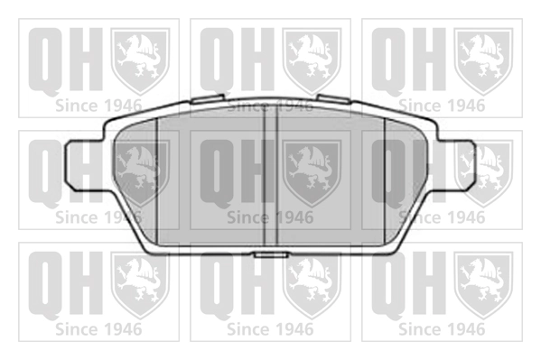 Задние тормозные колодки GER12648Z Mazda
