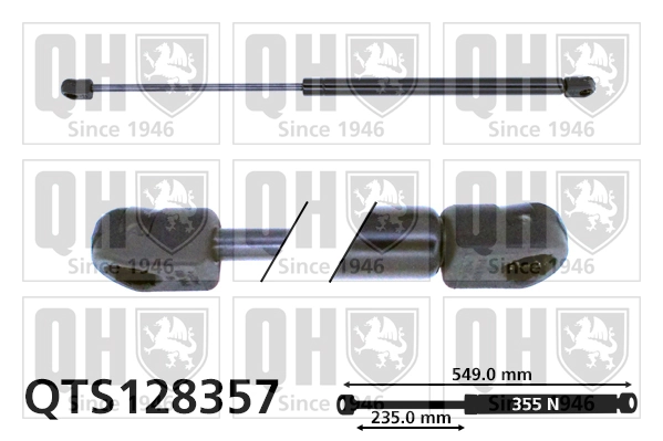 0132703 Opel Амортизатор крышки багажника