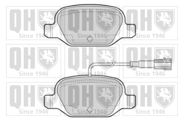 Передние тормозные колодки 77365754 Fiat/Alfa/Lancia