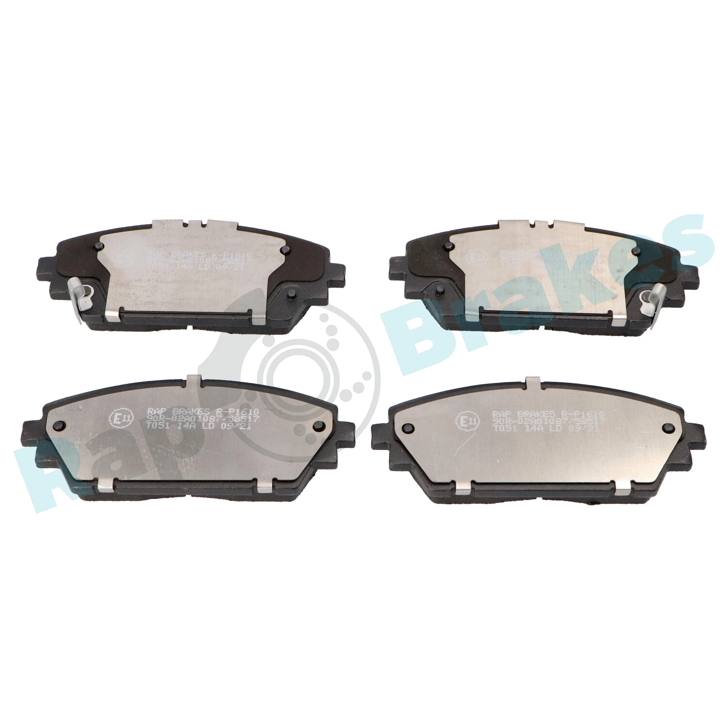 Передние тормозные колодки BCYA3328ZB Mazda