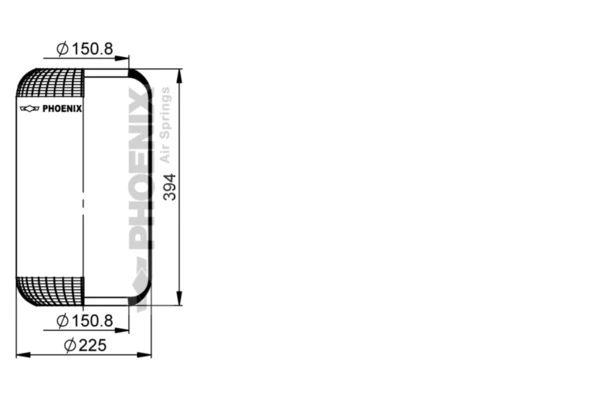 RZ45025 Continental/Siemens Пневмоподушка моста