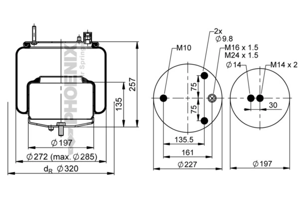 Рессора пневматической подвески Volvo 21224746 цена, от 117.37 USD