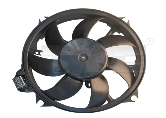 Ventilador elétrico de esfriamento montado (motor + roda de aletas) Renault Megane 3 KZ0, KZ1
