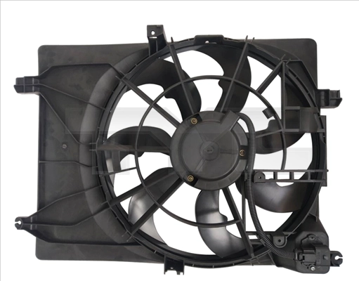 Диффузор радиатора охлаждения в сборе с крыльчаткой Polcar 40X223W5