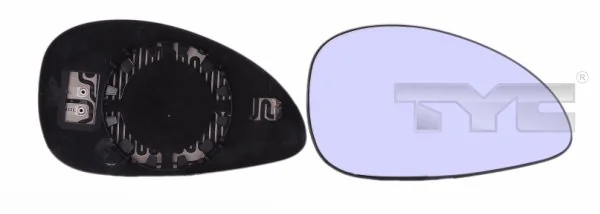 Elemento espelhado do espelho de retrovisão direito Citroen C4 1 LC