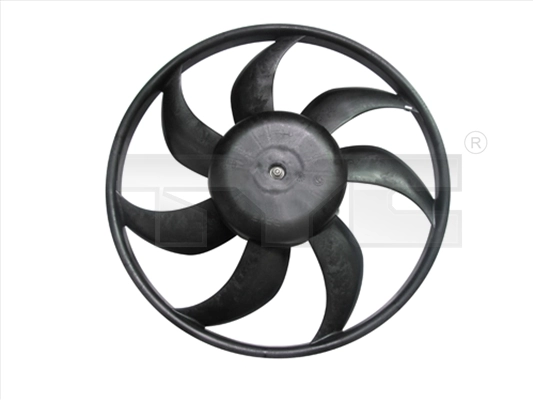 Ventilador elétrico de esfriamento montado (motor + roda de aletas) Opel Corsa X12