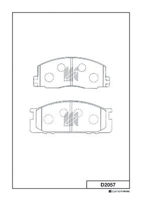 Передние тормозные колодки MPT10 Mando