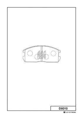 Передние тормозные колодки MP109J Mintye