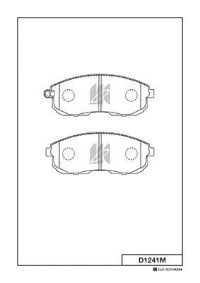 Купить CJ1144 Toko cars Колодки тормозные