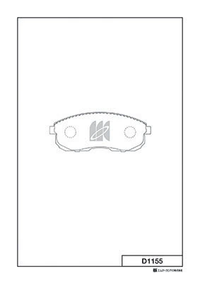 Передние тормозные колодки PF2201A Nisshinbo