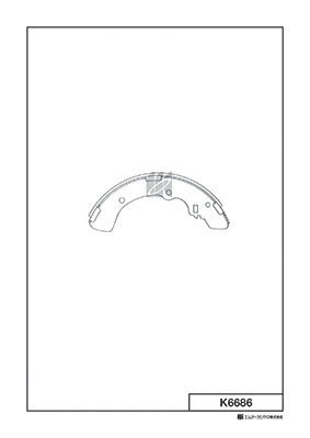 Барабанные колодки Kashiyama C05057