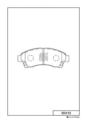 Купить UGY13328Z Mazda Колодки тормозные