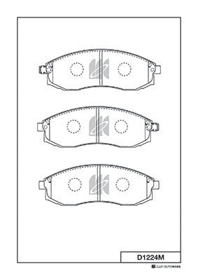 Передние тормозные колодки QF0360 Q-top