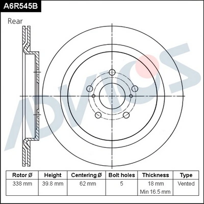 Купить Тормозные диски Лексус РХ 450H/350L/200T L25